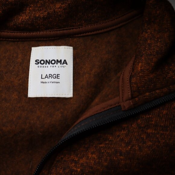 Sonoma Zipper Jacket, Burnt Orange, Large - Picture 2 of 5